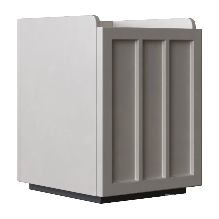 Box One-Door Bedside Table Image 1
