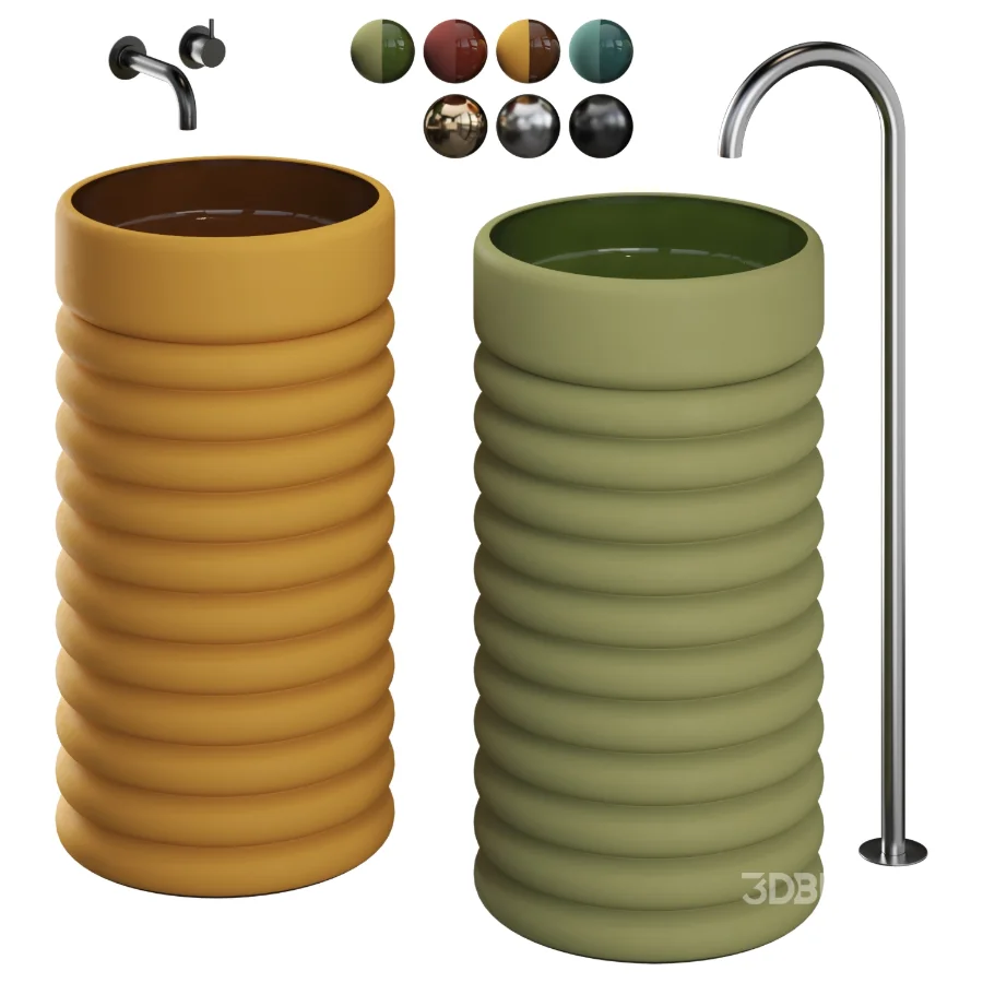 Freestanding Clay Basins FB III | Studio LOHO Image 6