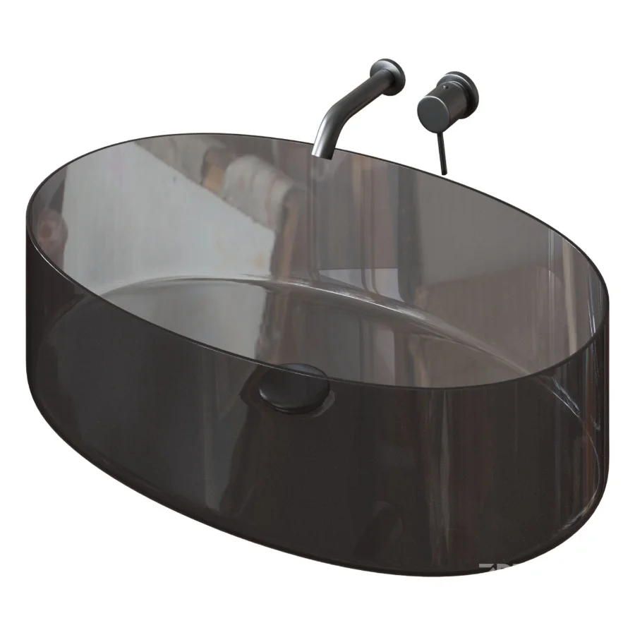 Glass Countertop Sink Image 1