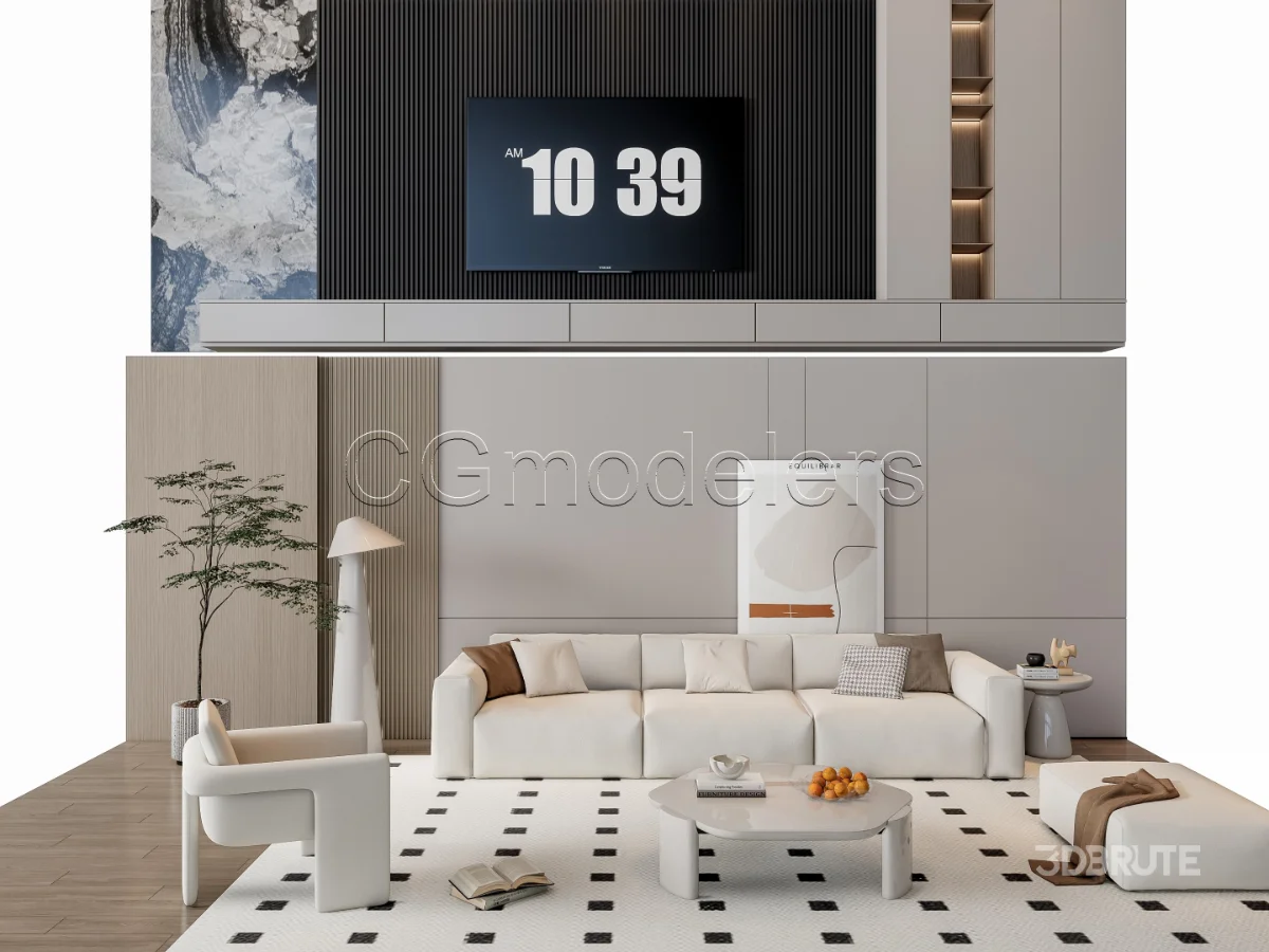 MODERN LUXURY LIVING ROOM SET 17 Image 11