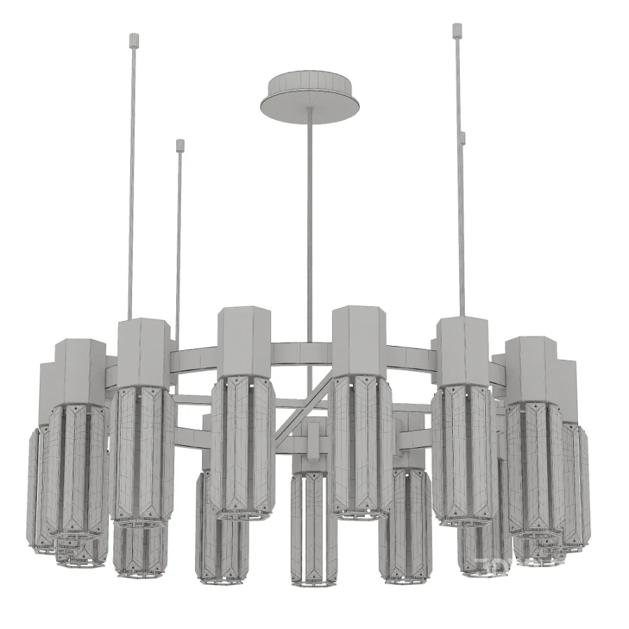 Chaos Led Chandelier Image 2