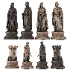 Chess Set 02 – Decorative Renaissance Chess Set with Sculptural Pieces - Thumbnail 5