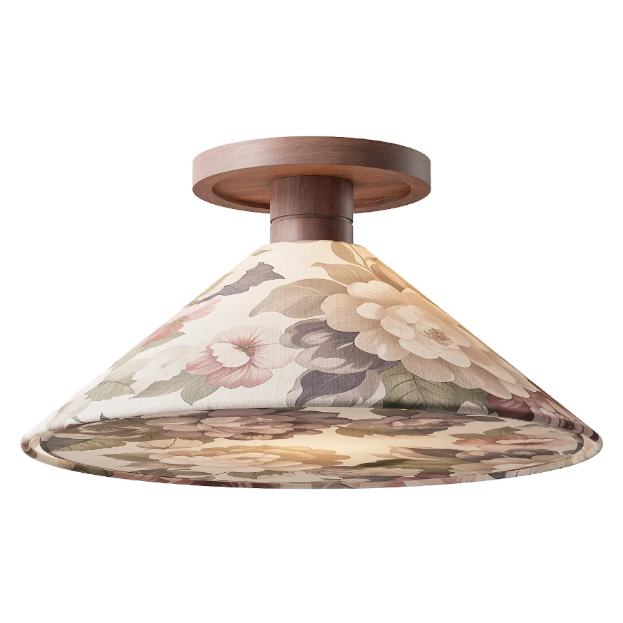 West Elm Devon Flush Mount Ceiling Lamp Image 2