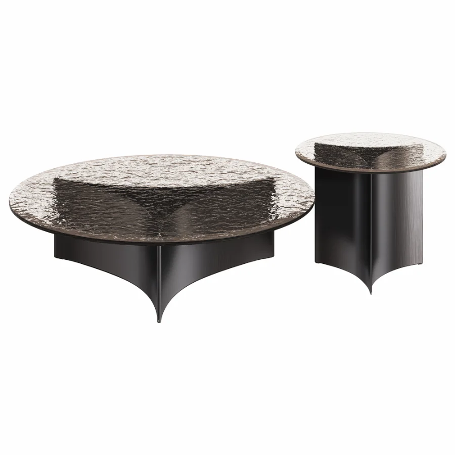 Arc Coffee and side tables Set By Wendelbo Image 6