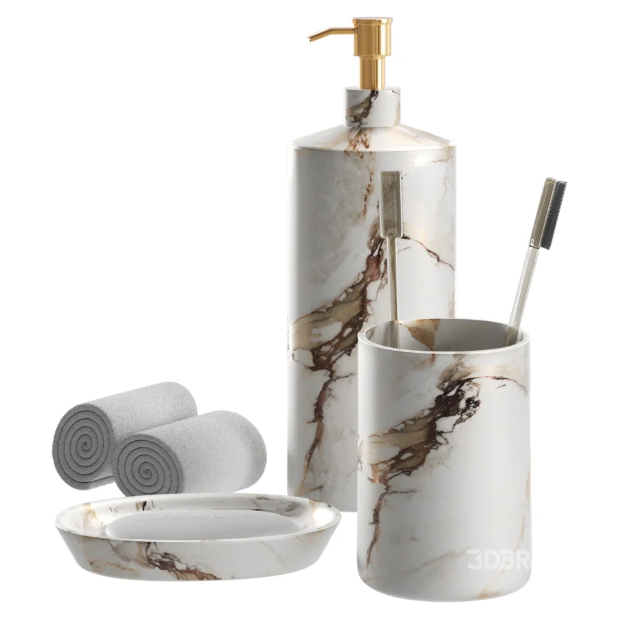 Bathroom Decorative Accessories Set Image 1