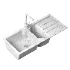Domaci Siena 54100-112 Kitchen Sink with Livorno Faucet - Thumbnail 2