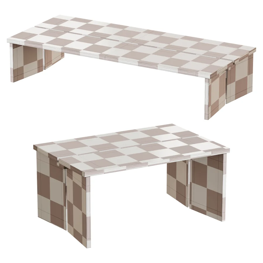 Amad oak wood coffee tables Image 9