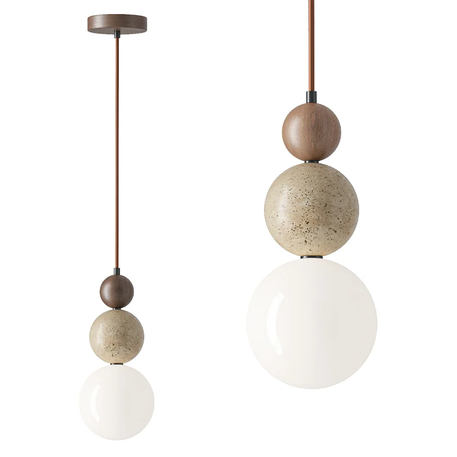 Cream Style Pendant Lamp Image 2