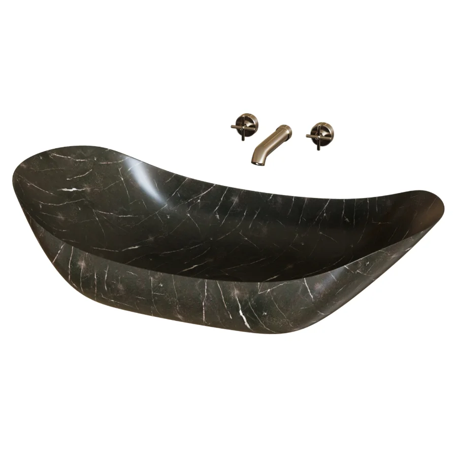 Black Countertop Sink Image 1