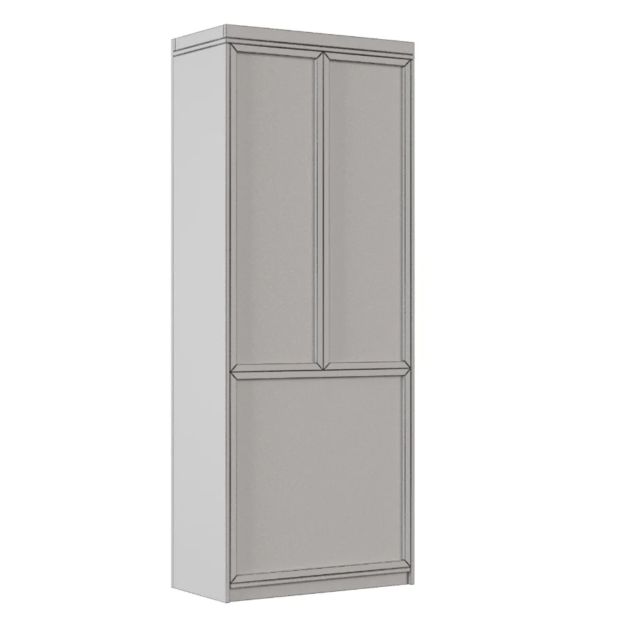 Glass Display Cabinet with Tableware Image 1