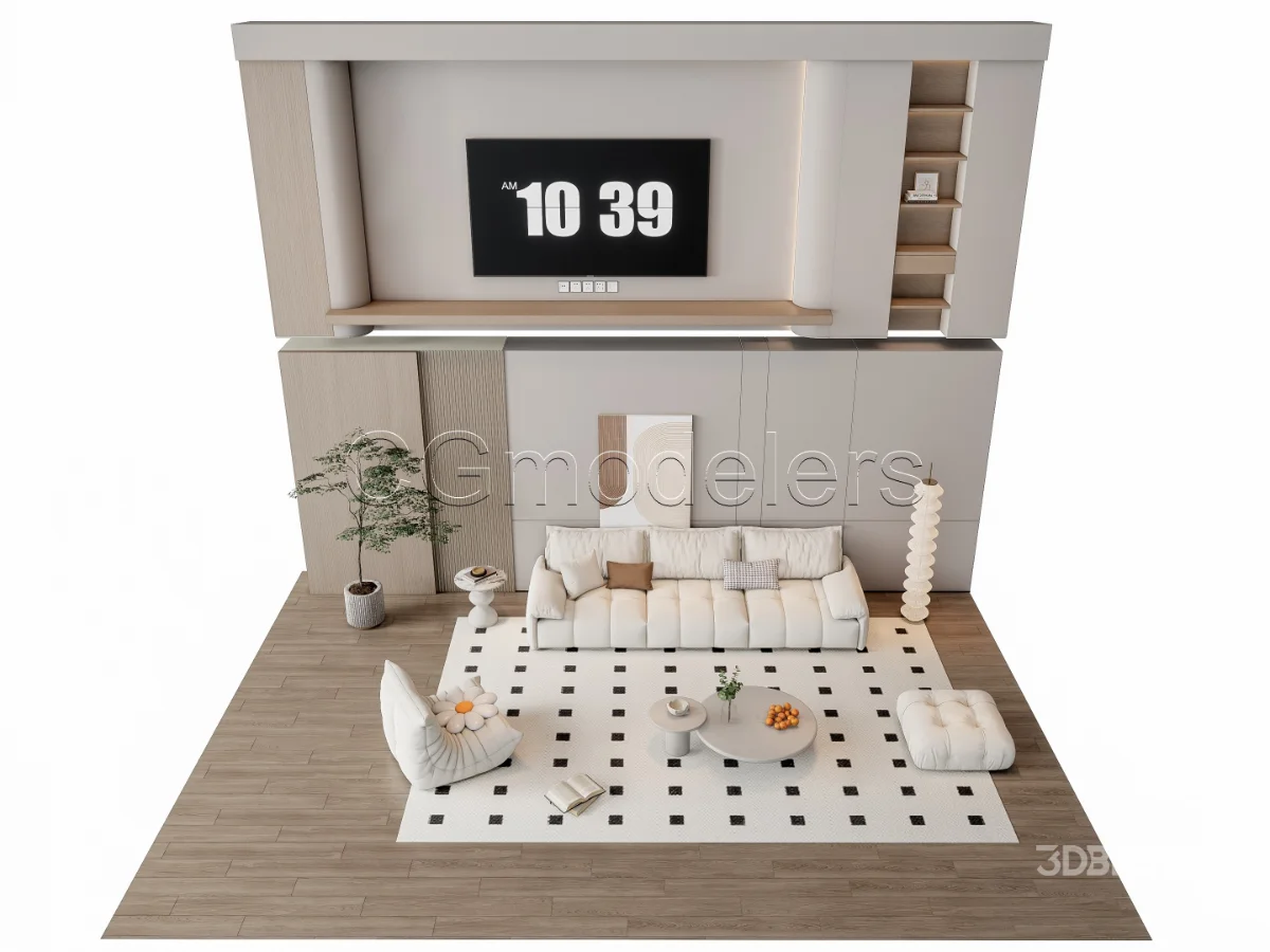 MODERN LUXURY LIVING ROOM SET 10 Image 11
