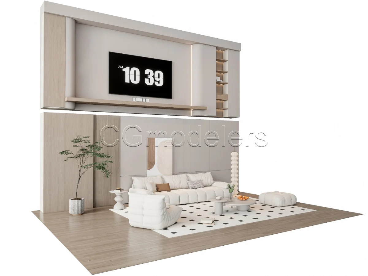 MODERN LUXURY LIVING ROOM SET 10 Image 6