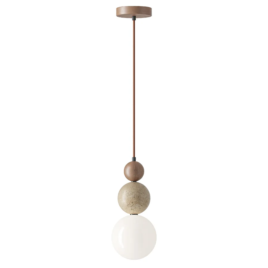 Cream Style Pendant Lamp Image 1