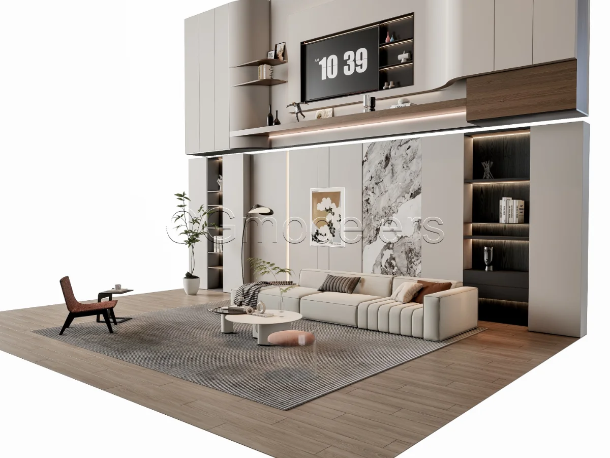 MODERN LUXURY LIVING ROOM SET 13 Image 16