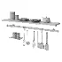 Kitchen Rail Decor Set with Plates and Spices - Thumbnail 2