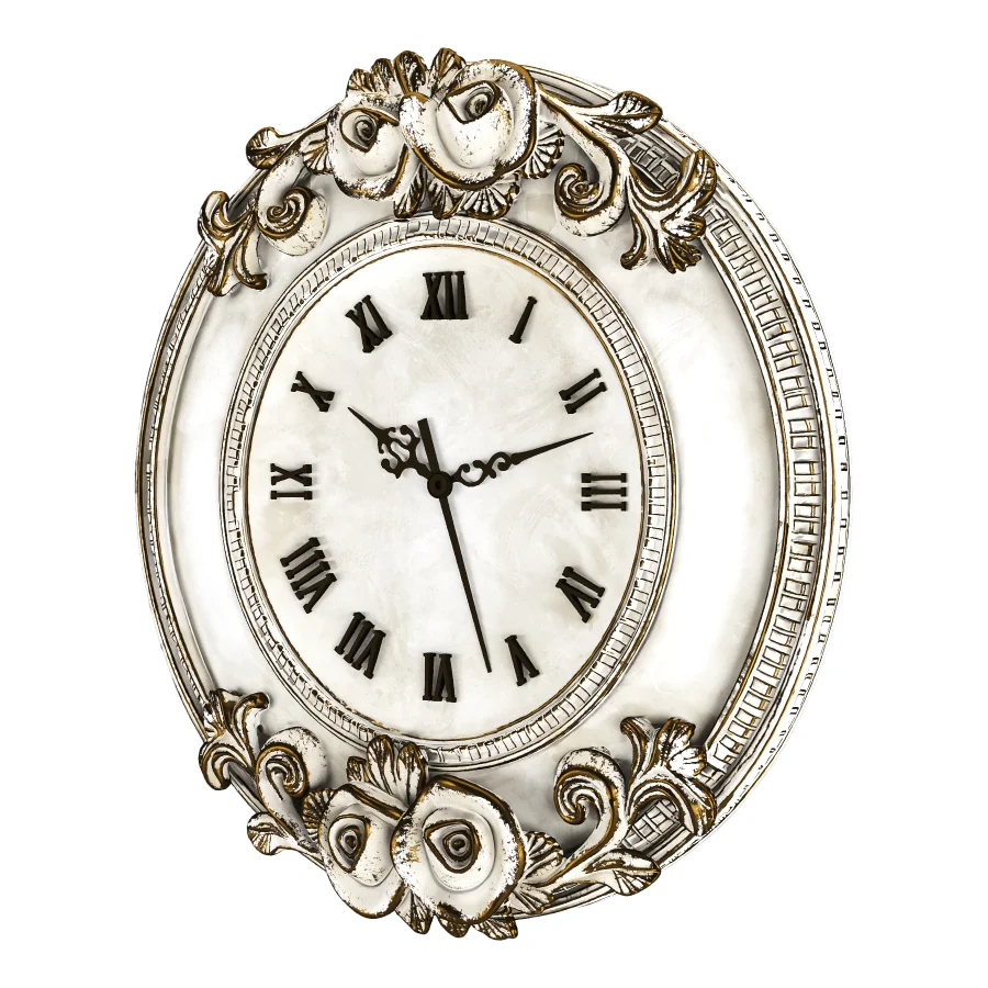 Classic Floral wall clock-01 Image 3