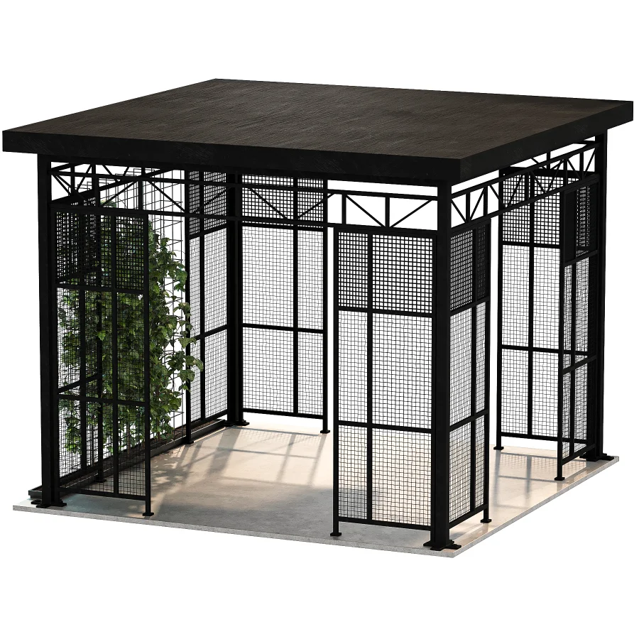 Outdoor Gazebo Metal Pavilion Structure Image 1