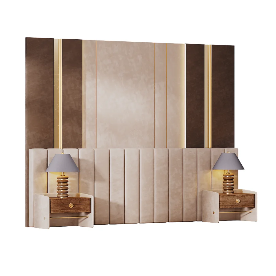 Modern style bedroom headboard set 003 Image 3