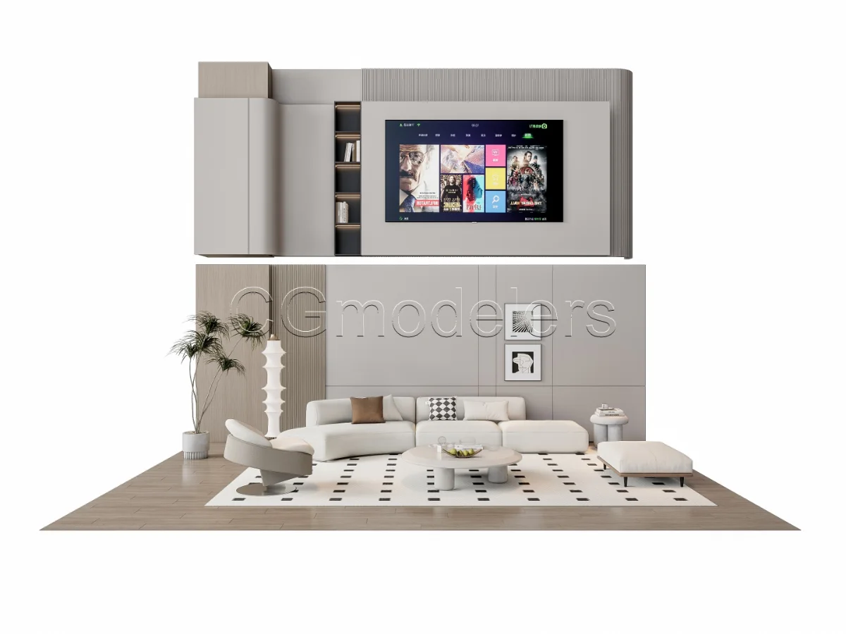 MODERN LUXURY LIVING ROOM SET 11 Image 12