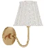 Vintage Brass Burlap Wall Lamp - Thumbnail 5