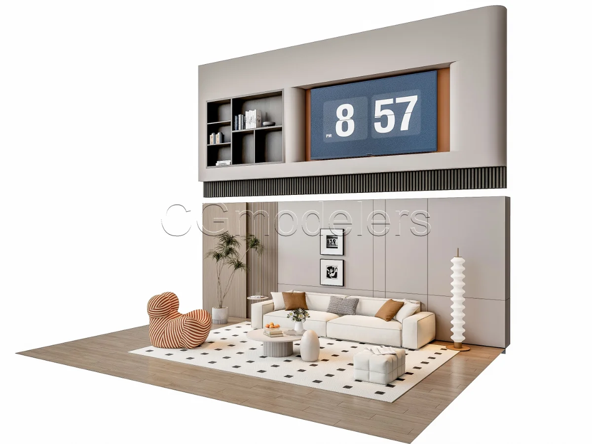MODERN LUXURY LIVING ROOM SET 12 Image 18
