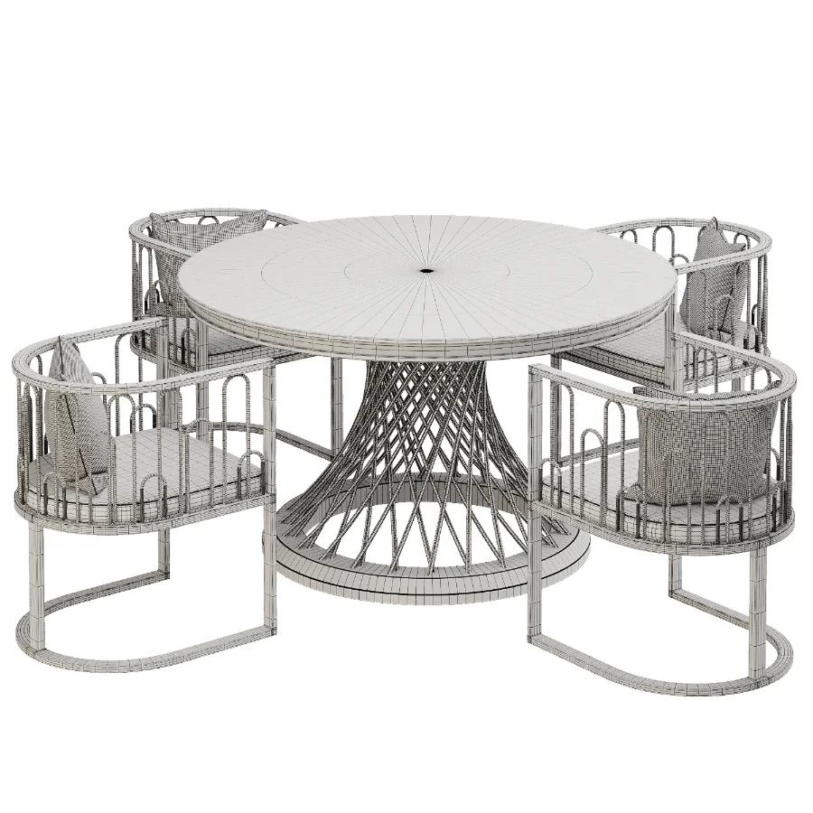 Dinning chair and table374 Image 2