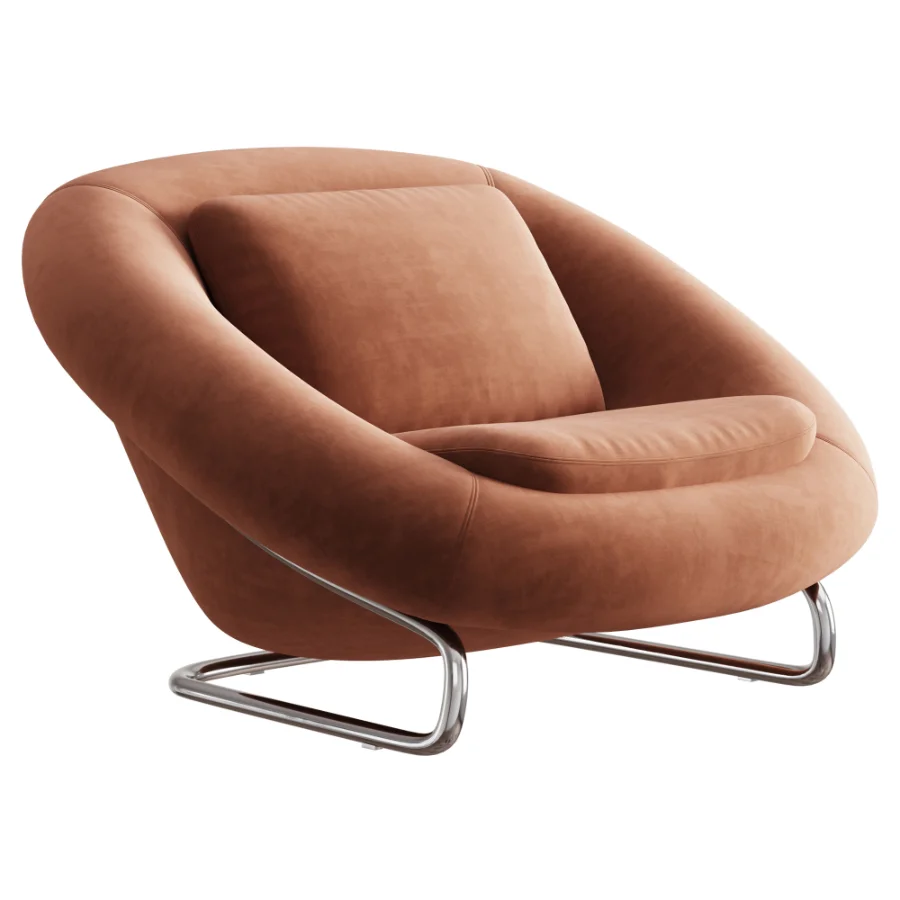 Barrel Armchair Image 3