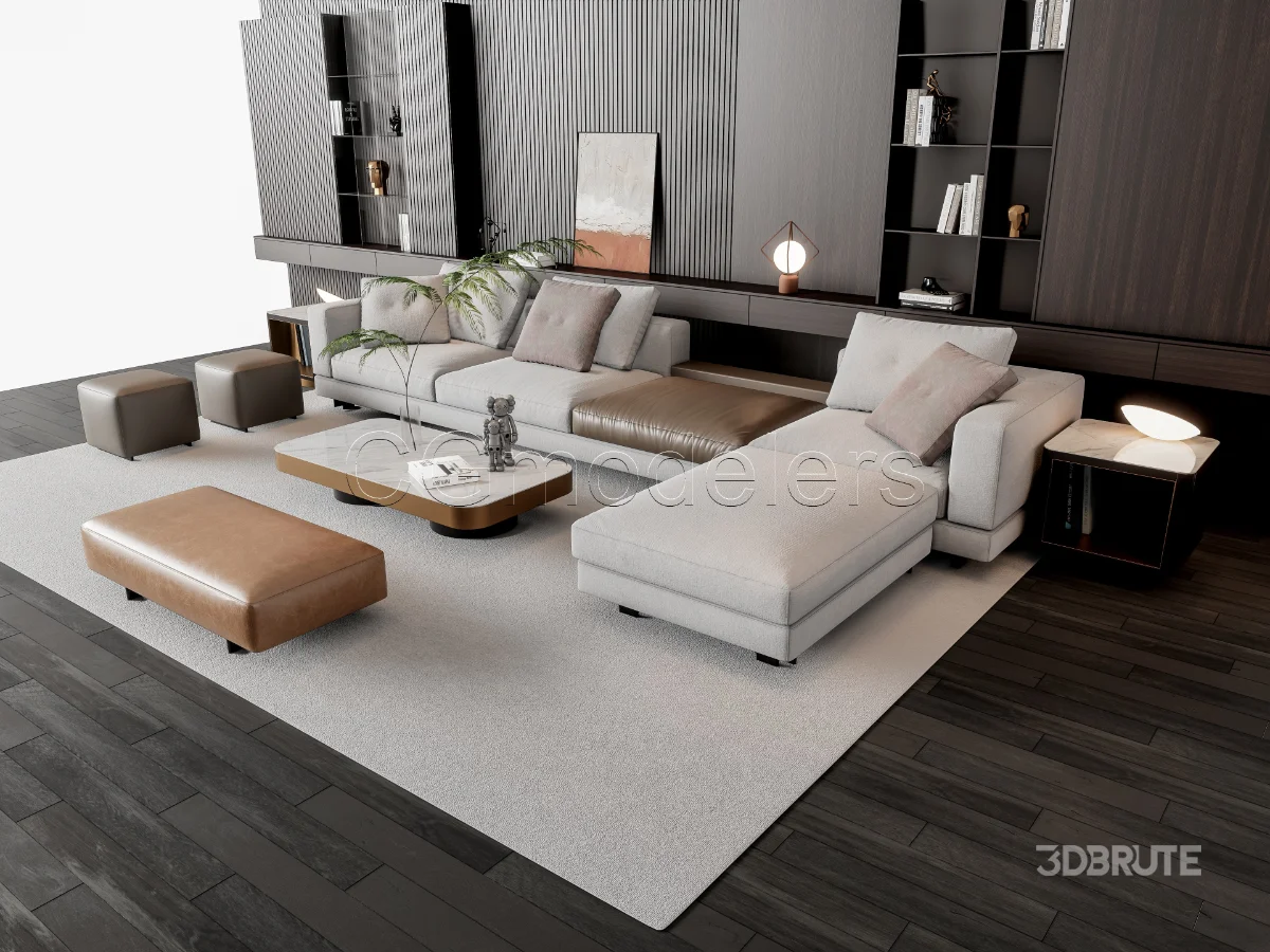 MODERN LUXURY LIVING ROOM SET 16 Image 19