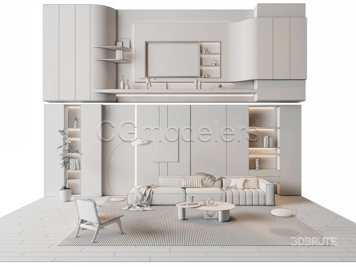 MODERN LUXURY LIVING ROOM SET 13 Image 20