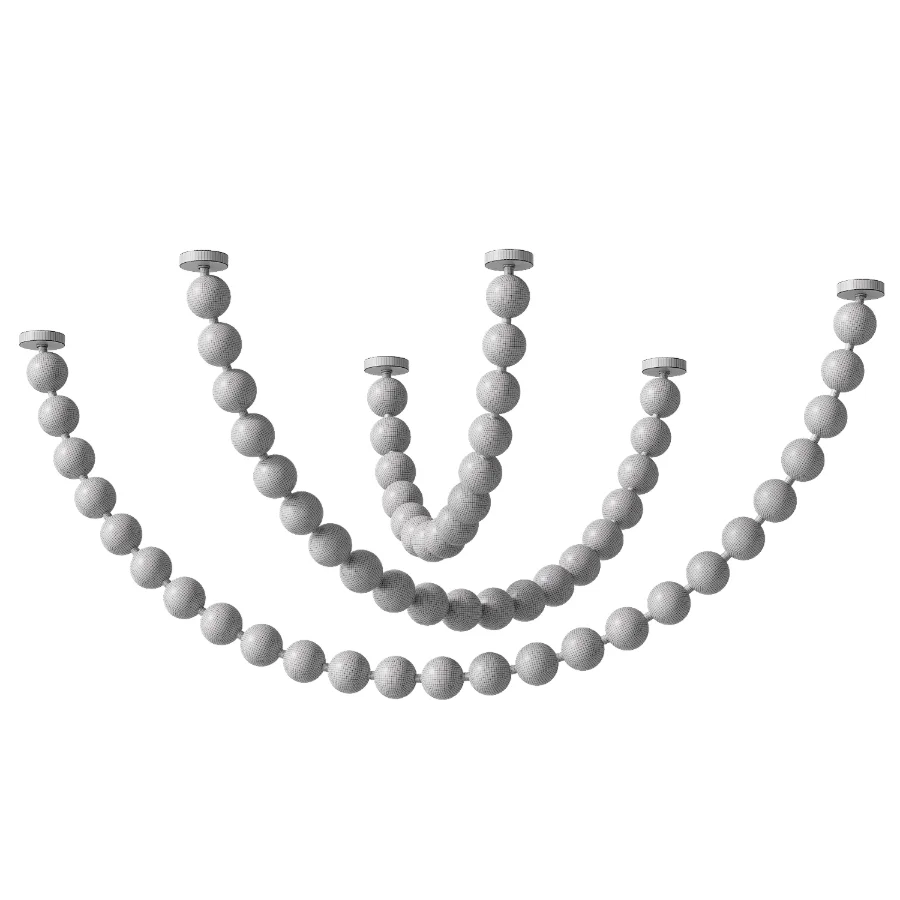 Pearl Necklace Chandelier Image 5