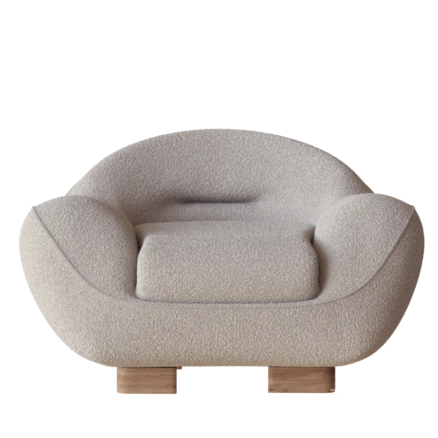 Glen Beige Armchair Image 2