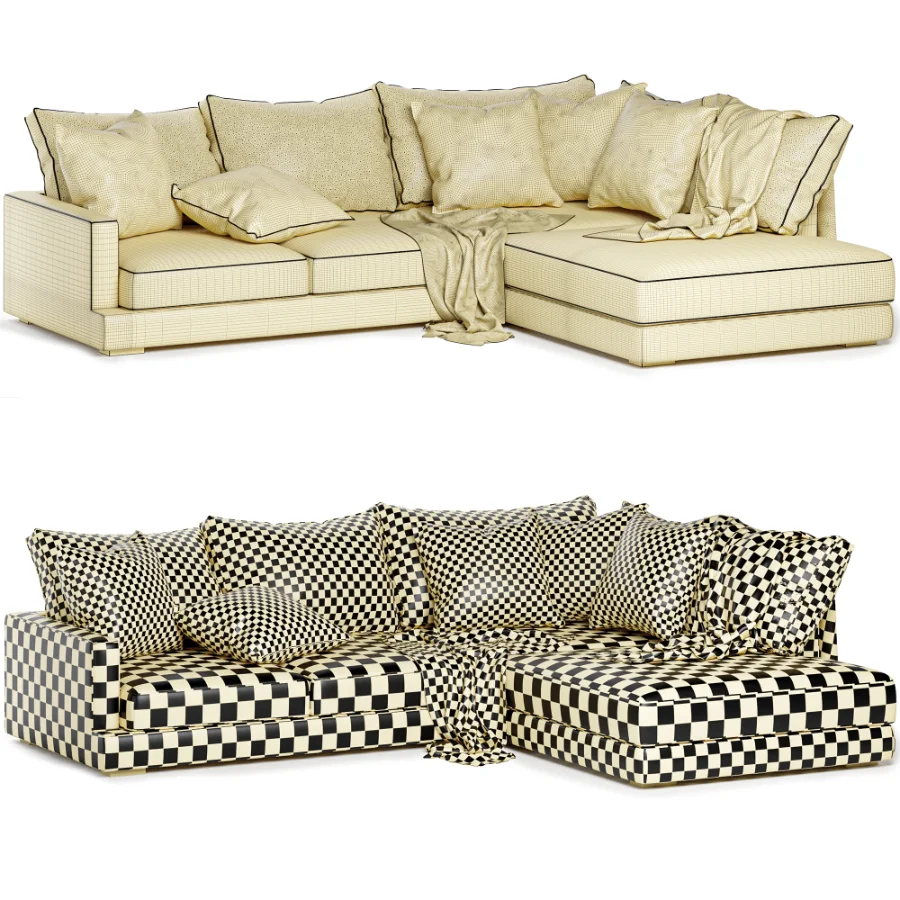 Tully sofa with chaise Image 1