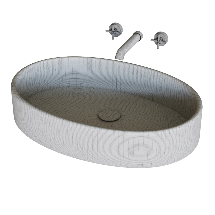 Black Countertop Sink Image 1