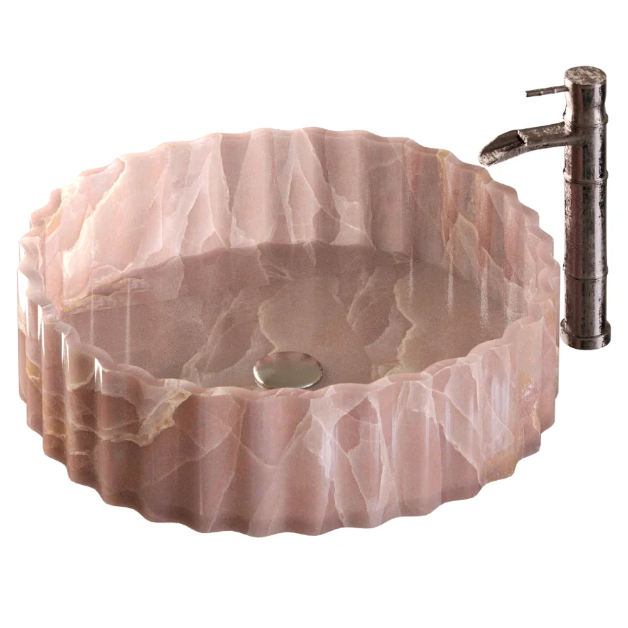 Pink Countertop Sink Image 2