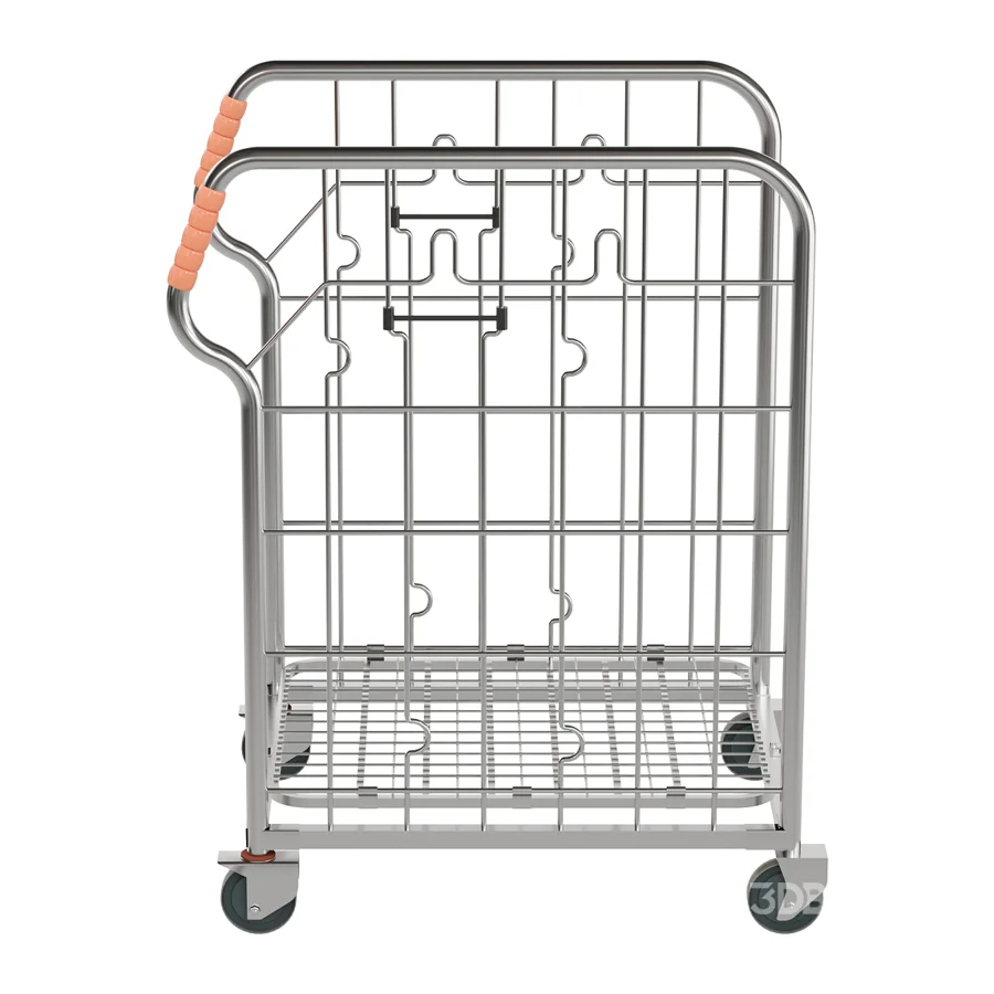 Compact Foldable Stock Cage Trolley Image 3