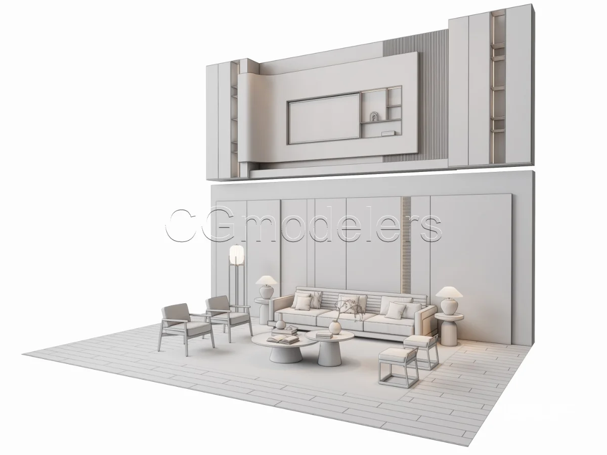 MODERN LUXURY LIVING ROOM SET 2 Image 14