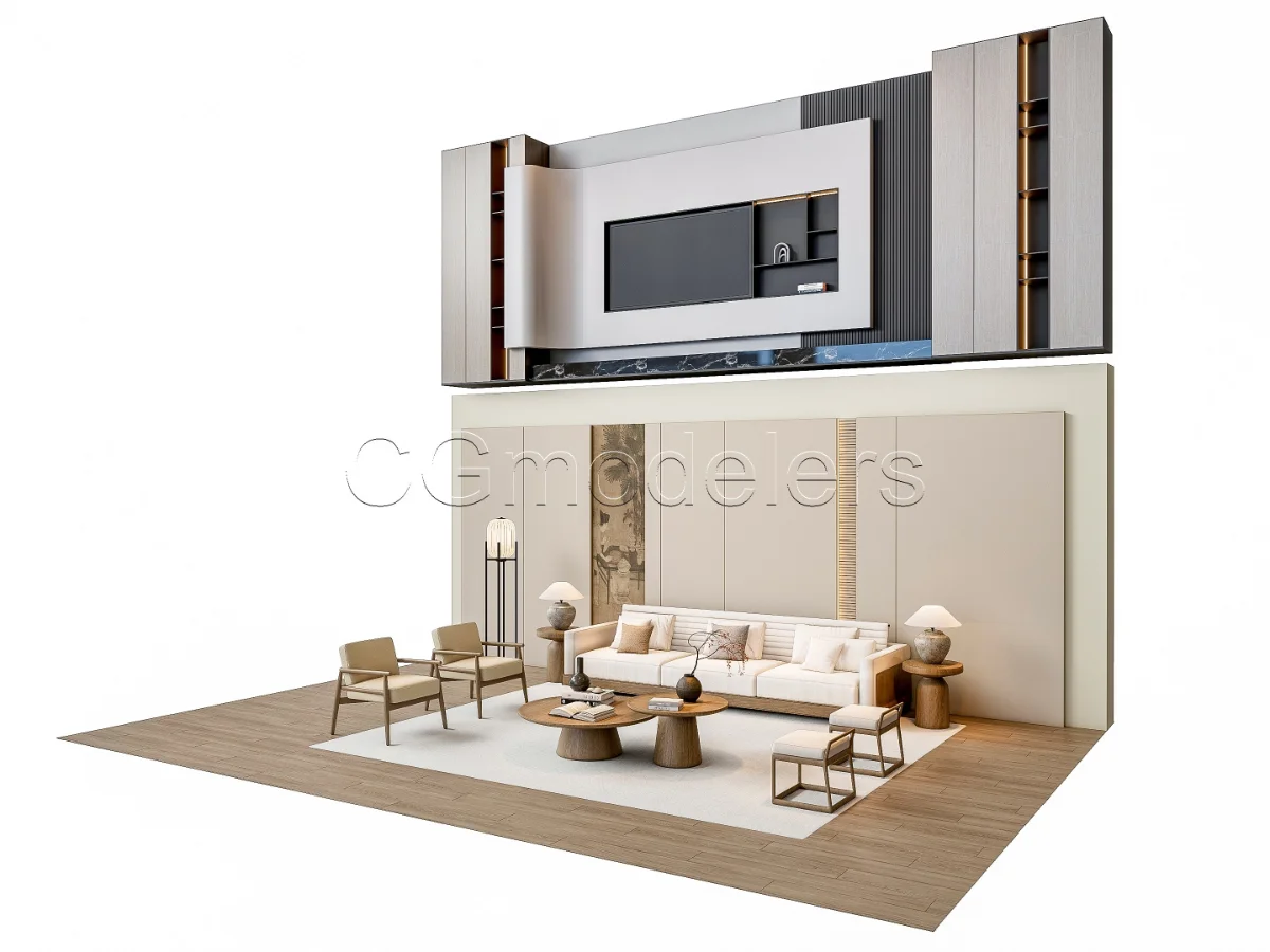 MODERN LUXURY LIVING ROOM SET 2 Image 18