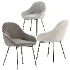 Brooke Fabric Dining Chair - Thumbnail 4