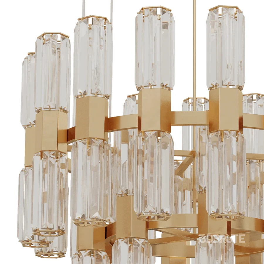 Century Chaos Crystal Chandelier Image 3