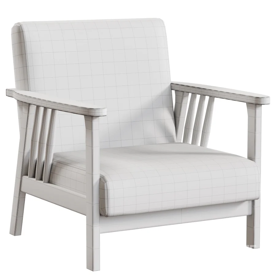 Modern Simple Style Arm Chair Image 4