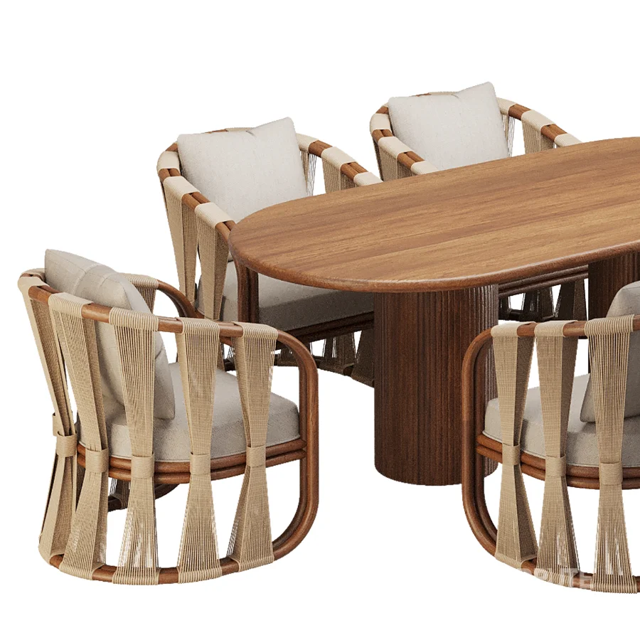 Dinning chair and table379 Image 4