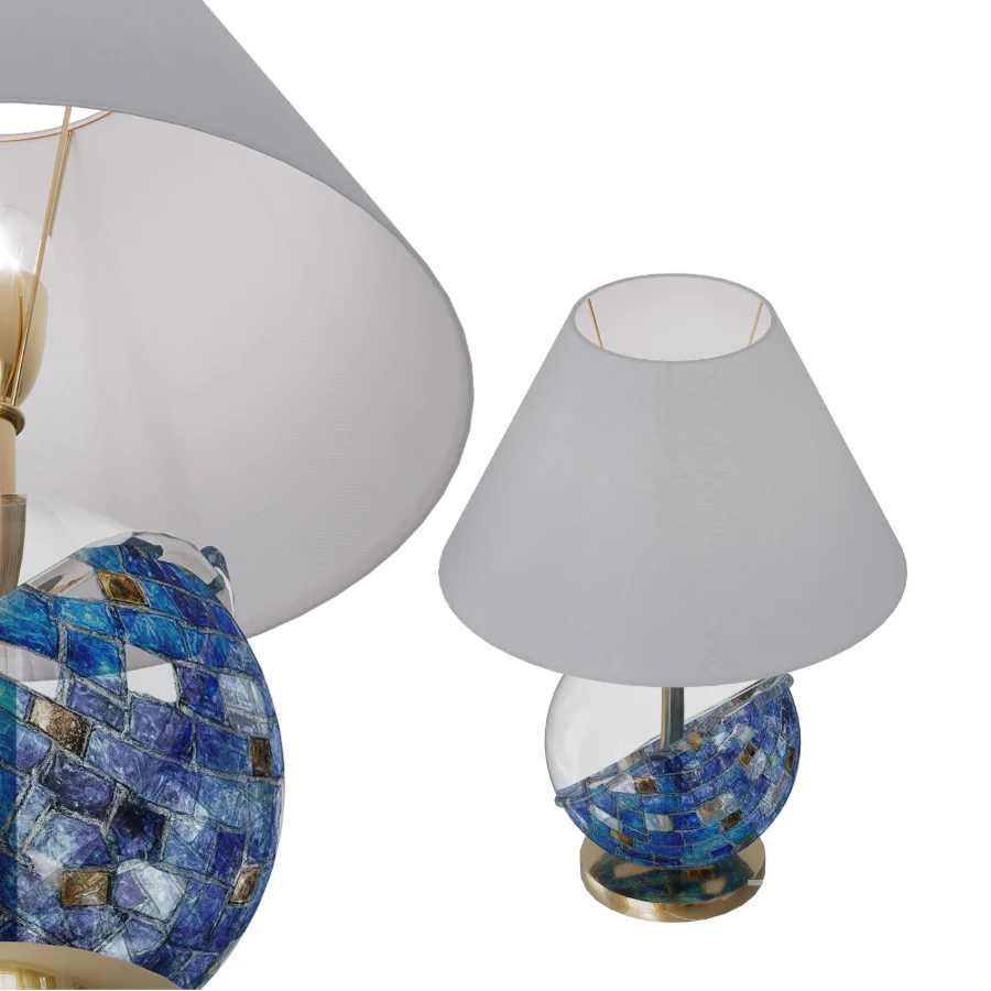 Serena Luxury Mosaic Eterea Lamp Image 4