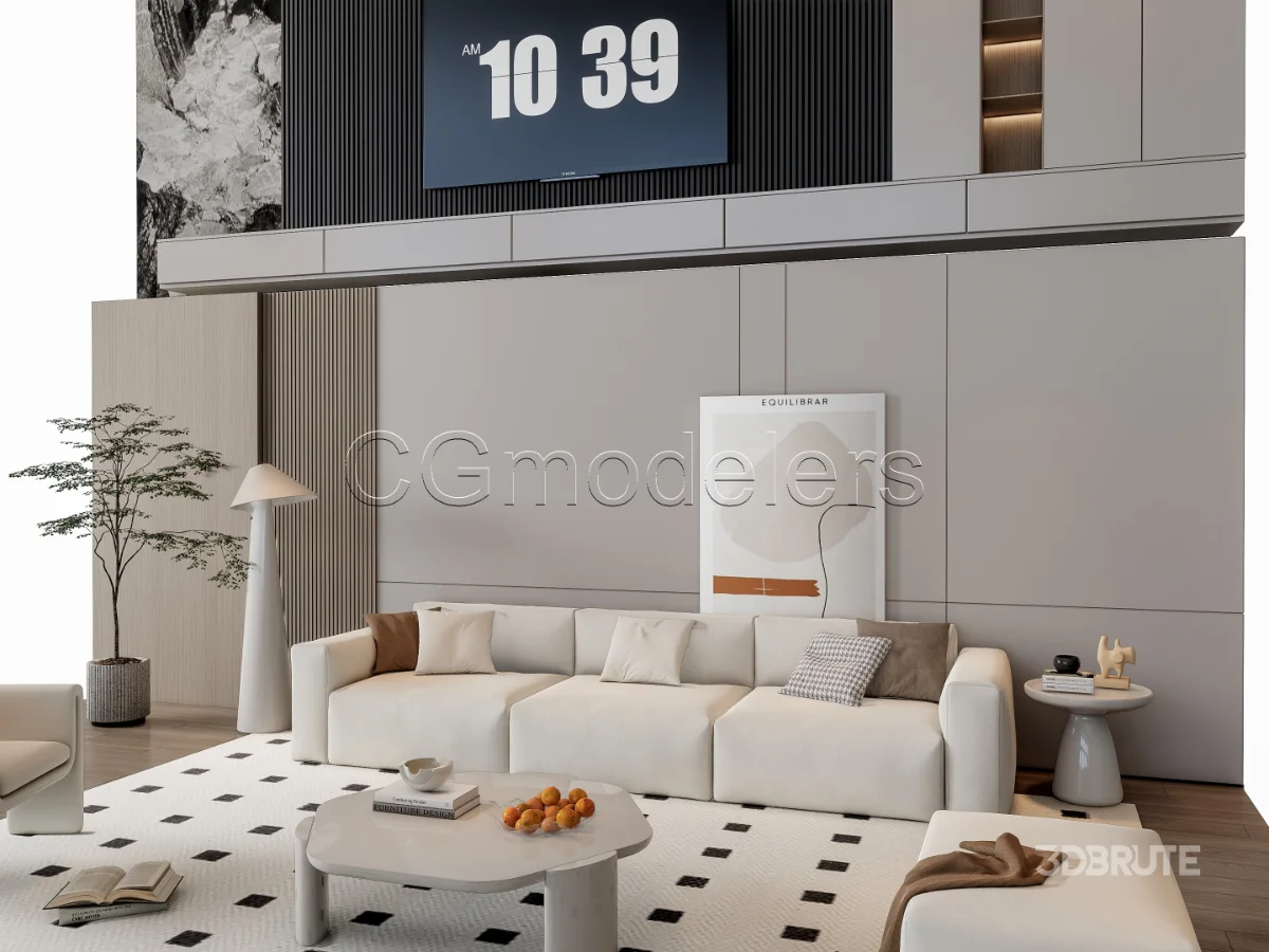 MODERN LUXURY LIVING ROOM SET 17 Image 2