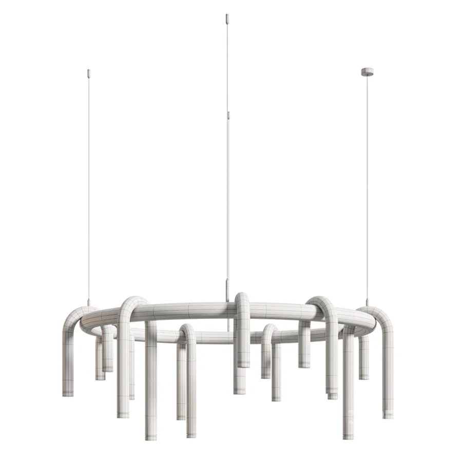 HomeLove Red Chandelier Image 2