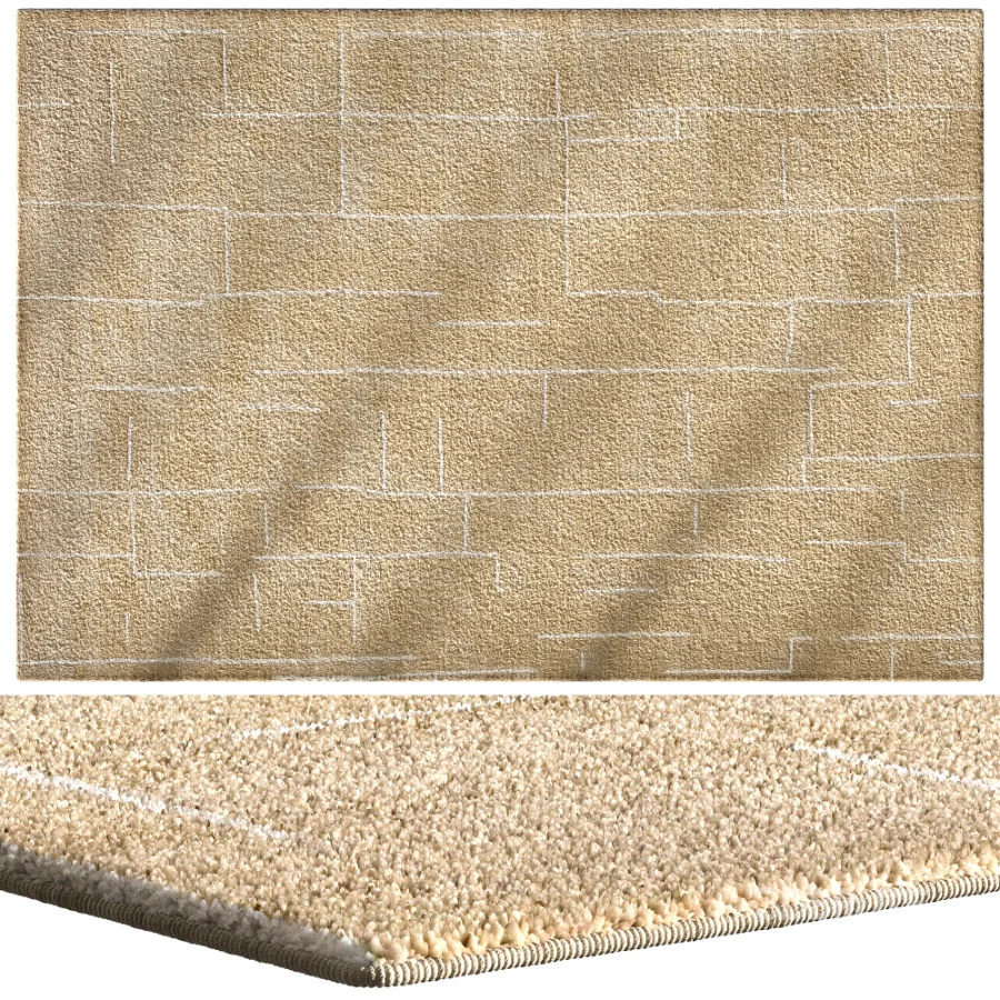 Oran Wool Silk Rug Image 1