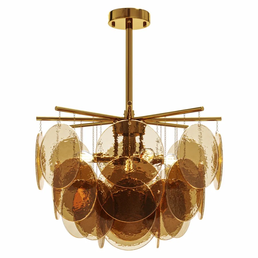 FROST B Glass Chandelier Image 1