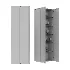 Glass Display Cabinet with Metal Frame - Thumbnail 2