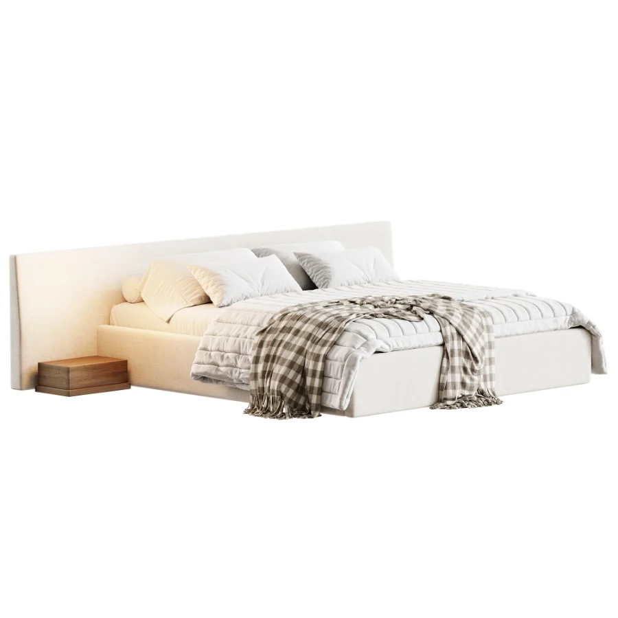 Minimalistic style bed Image 2