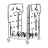 Compact Foldable Stock Cage Trolley - Thumbnail 2