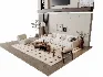 MODERN LUXURY LIVING ROOM SET 6 - Thumbnail 1